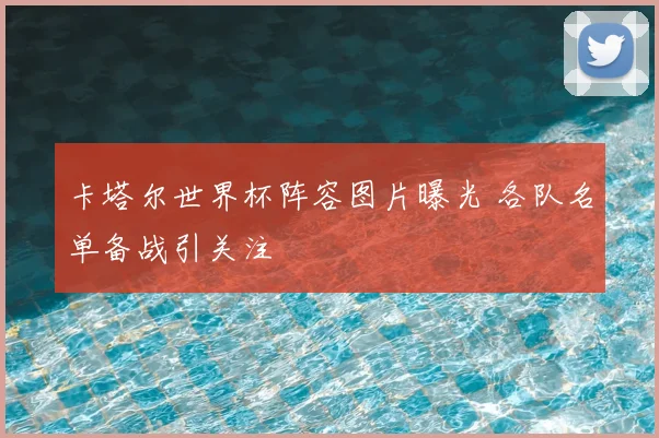 卡塔尔世界杯阵容图片曝光 各队名单备战引关注